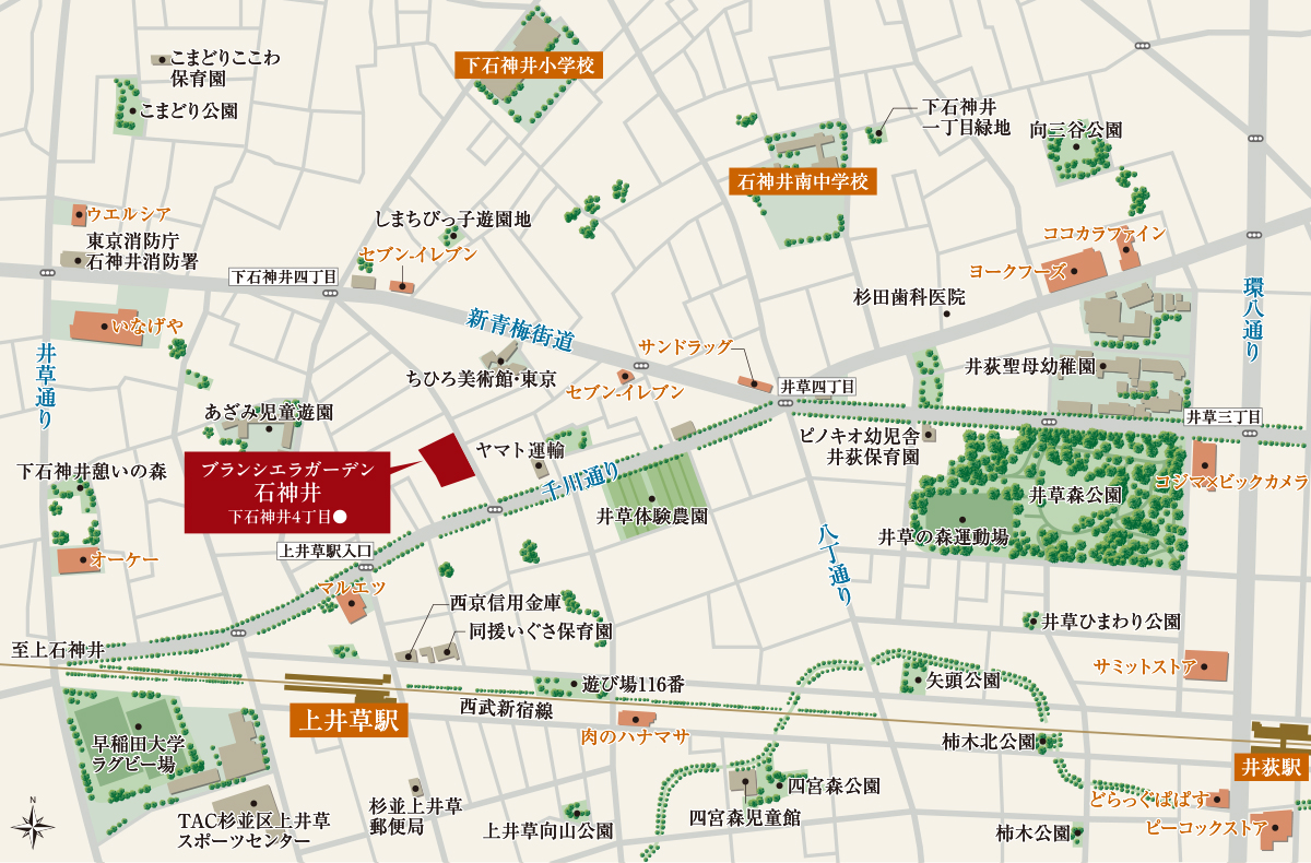 現地案内図