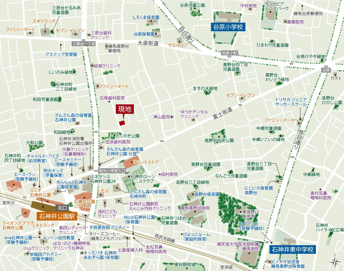 現地案内図