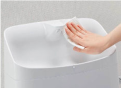 お掃除しやすいフォルム