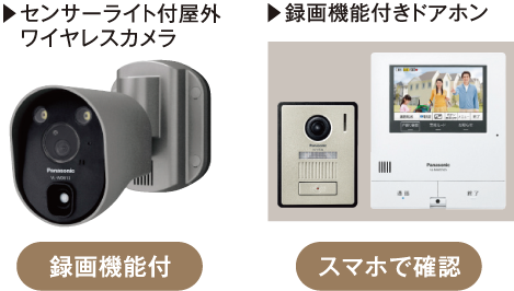 防犯カメラ＆インターホン